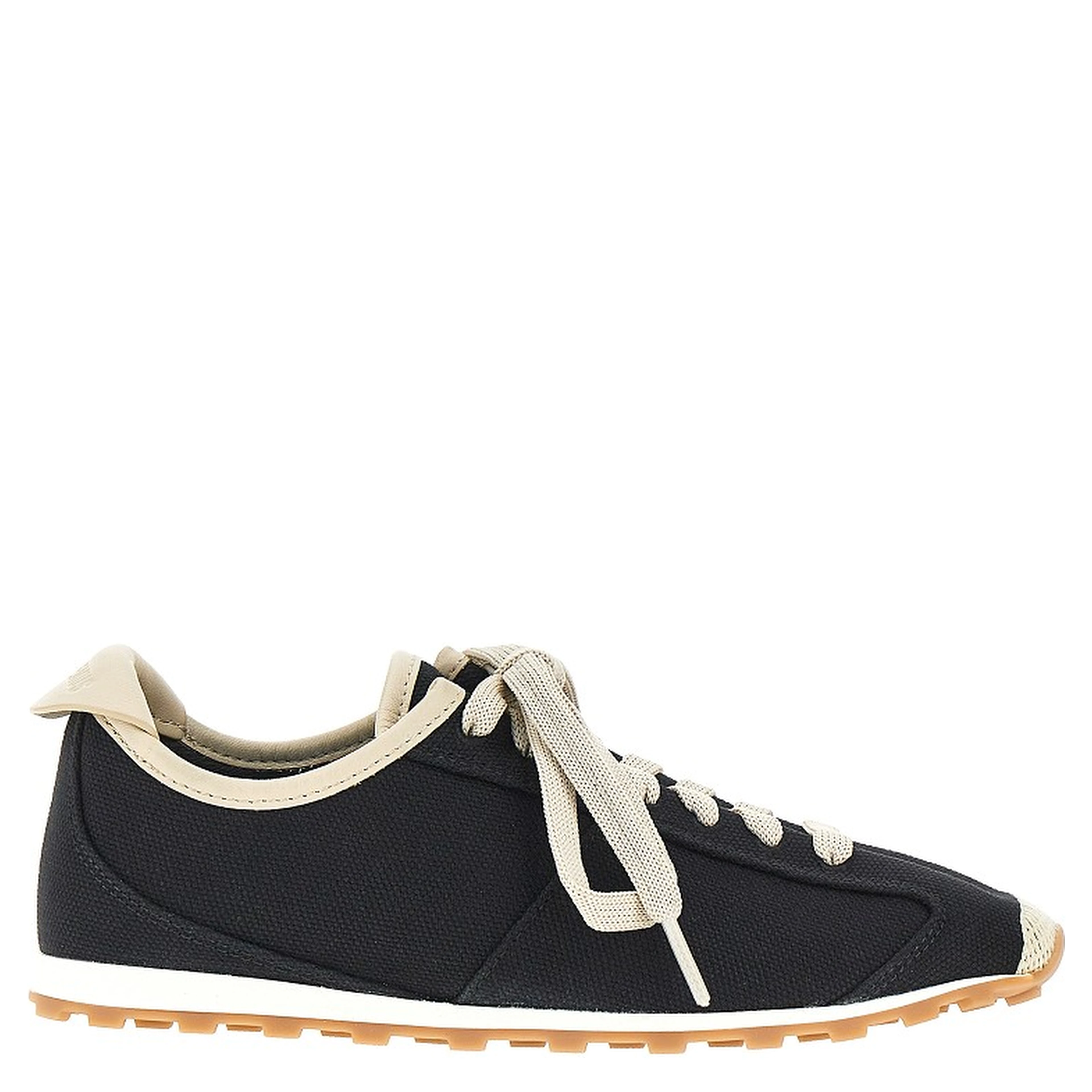 'Les Tennis' leather and canvas sneakers