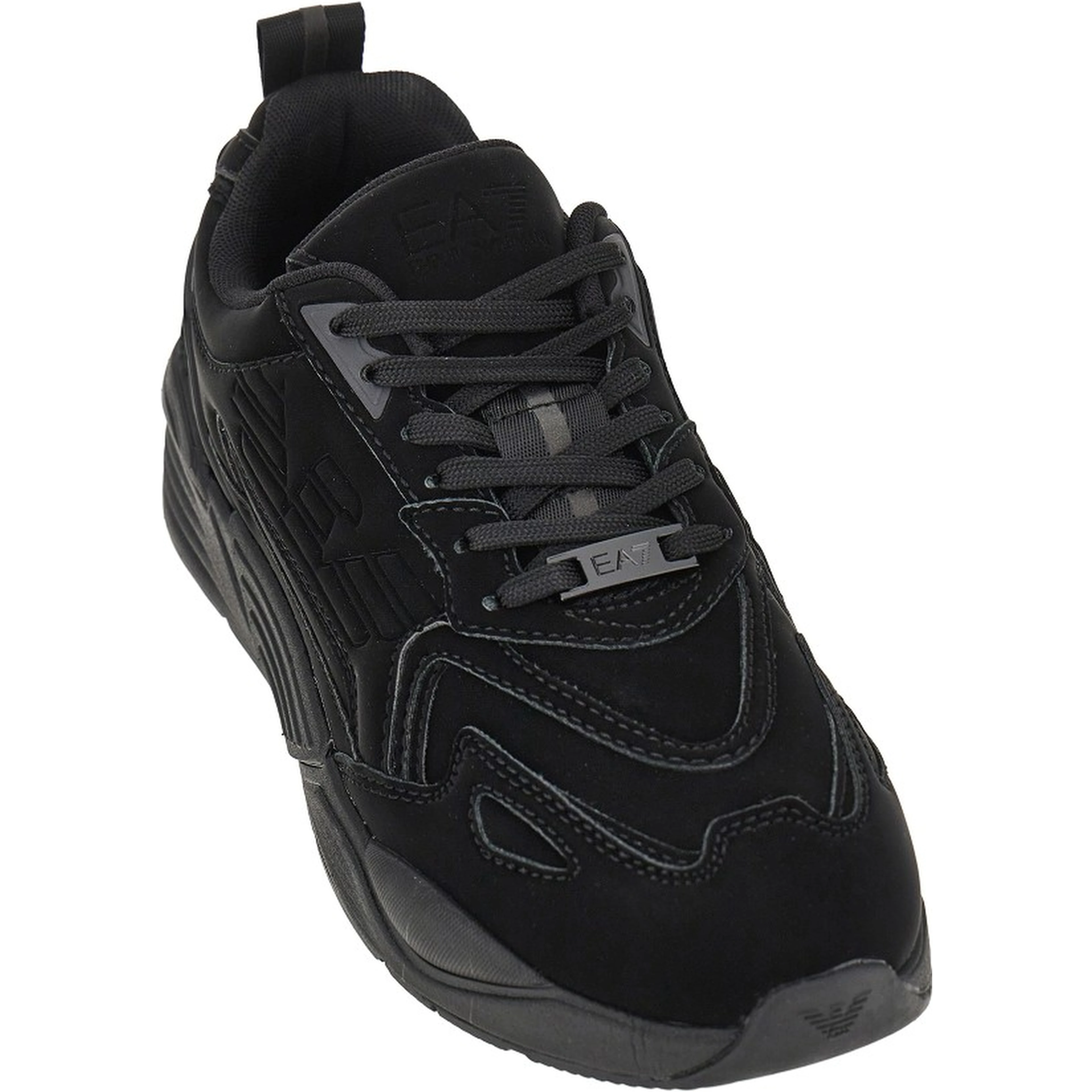 Coated nylon sneakers with Eagle logo