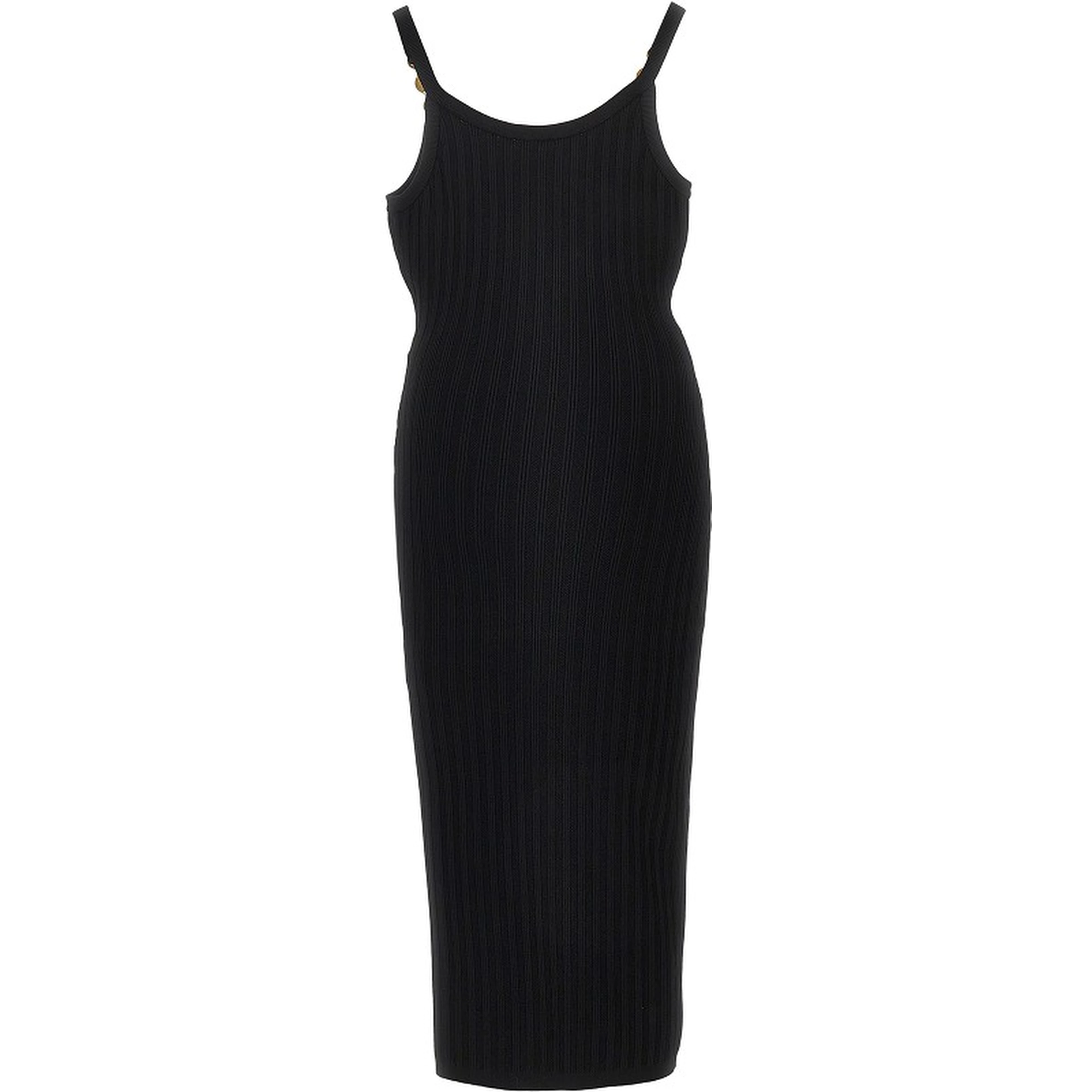 Knitted midi dress with Medusa motif