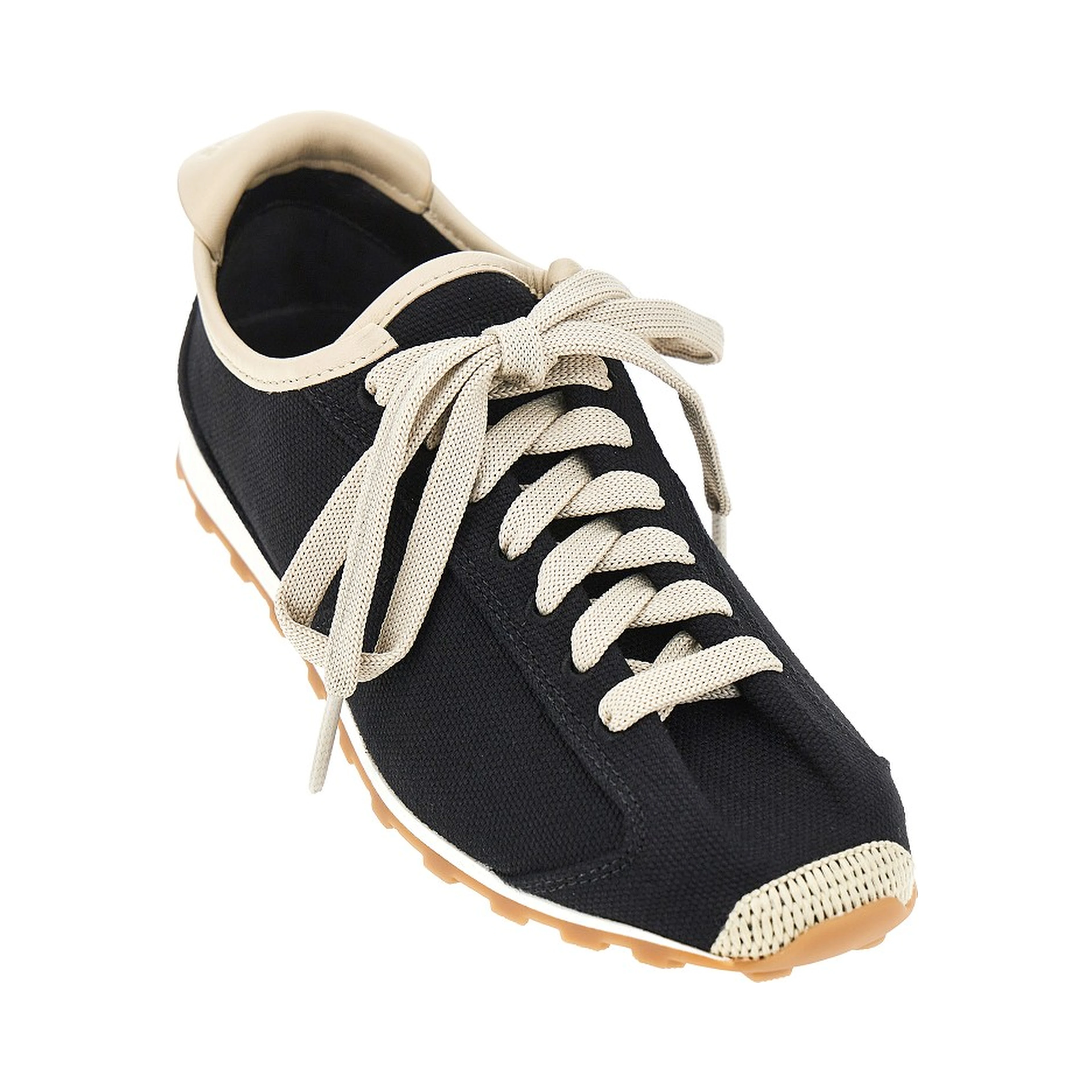 'Les Tennis' leather and canvas sneakers