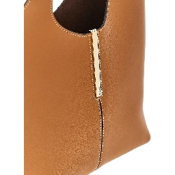 Leather mini Tote shopping bag
