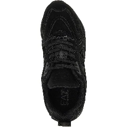 Coated nylon sneakers with Eagle logo