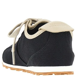 'Les Tennis' leather and canvas sneakers