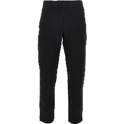 Cotton-blend pants with logo print