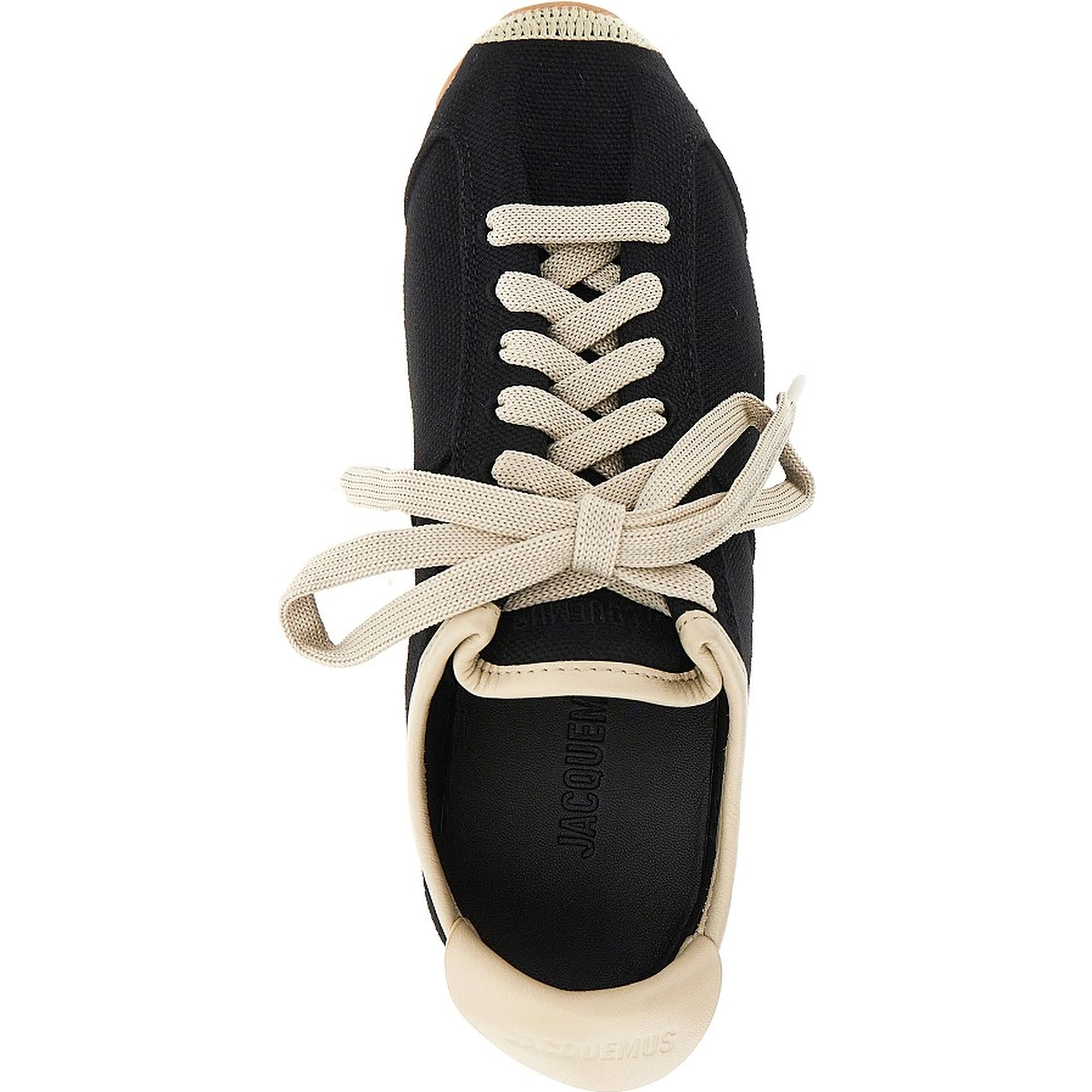 'Les Tennis' leather and canvas sneakers