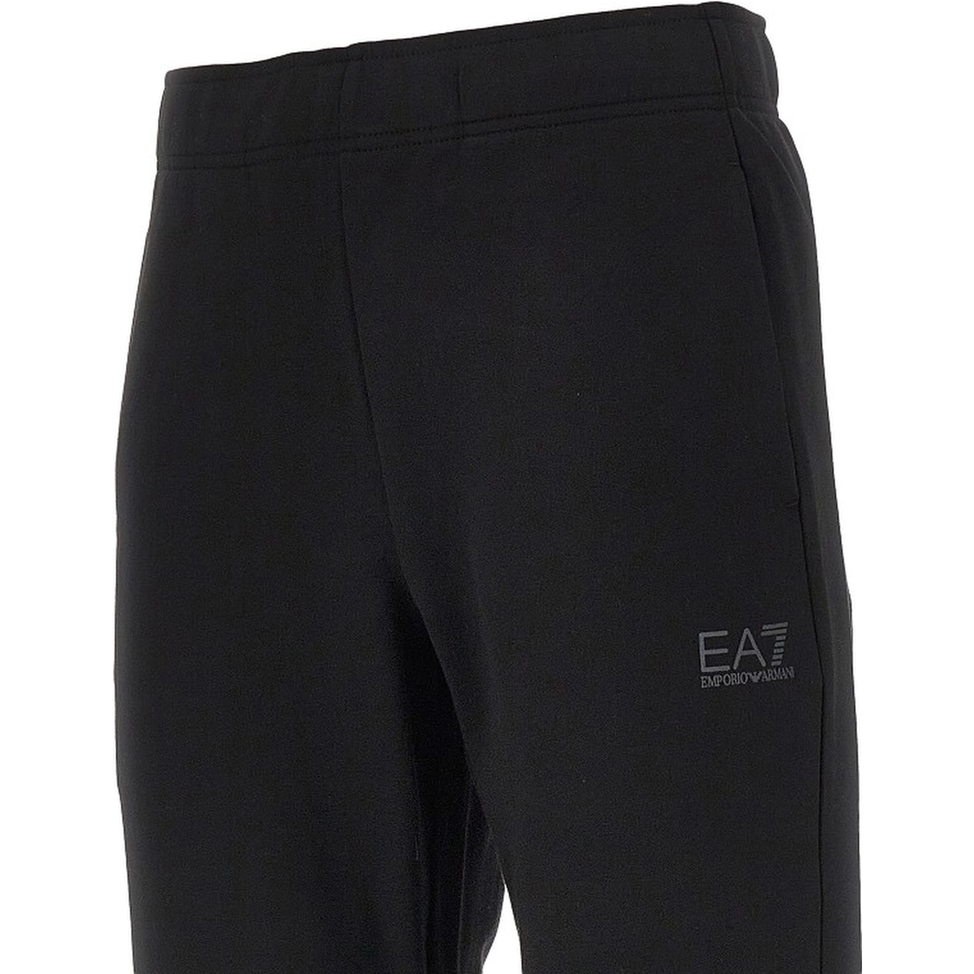 Cotton-blend pants with logo print