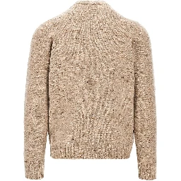 Wool and cashmere blend knitted sweater