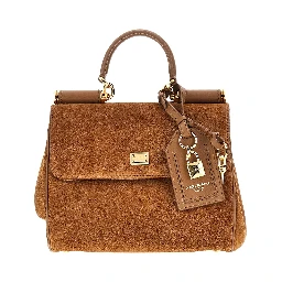 Suede leather 'My Sicily' bag