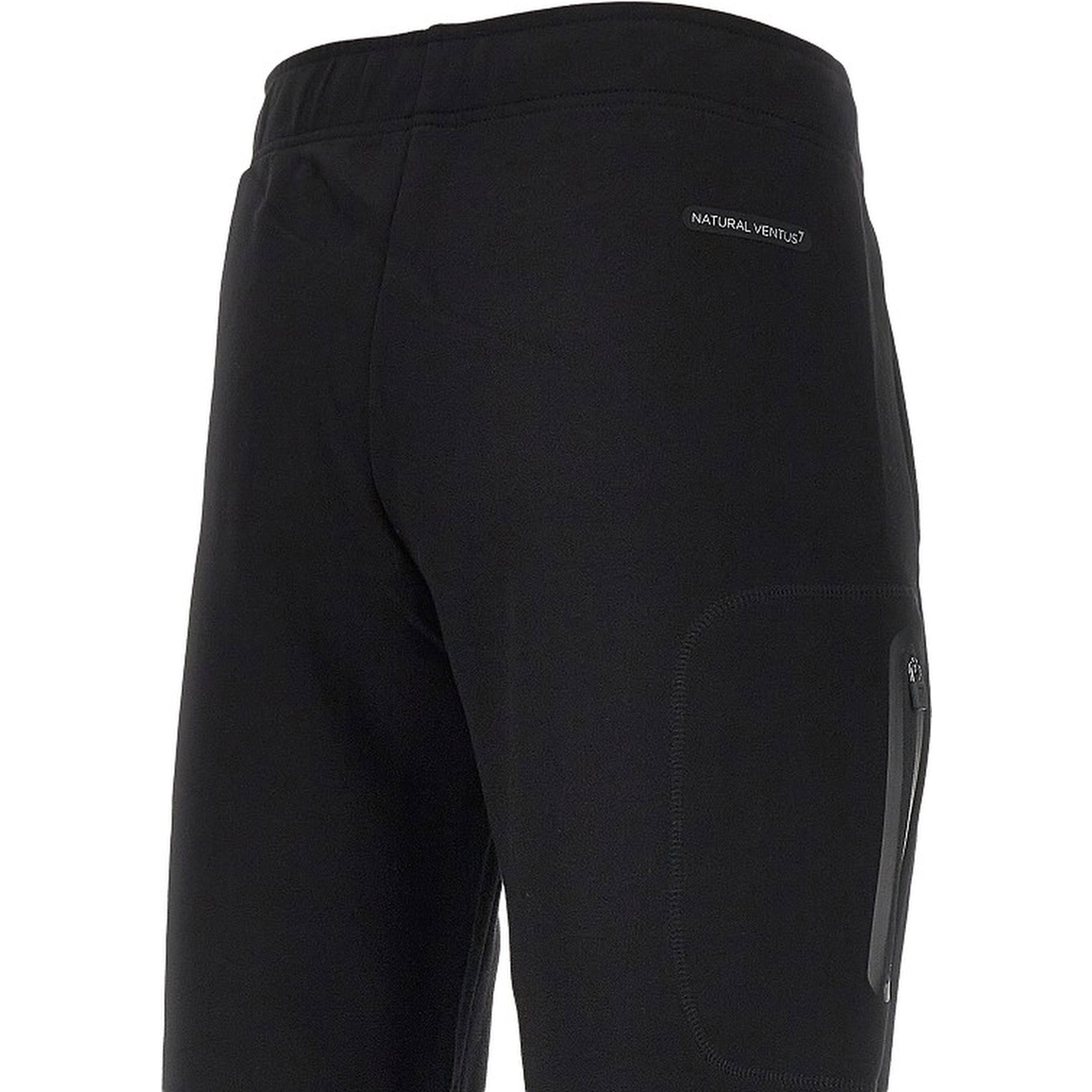 Cotton-blend pants with logo print