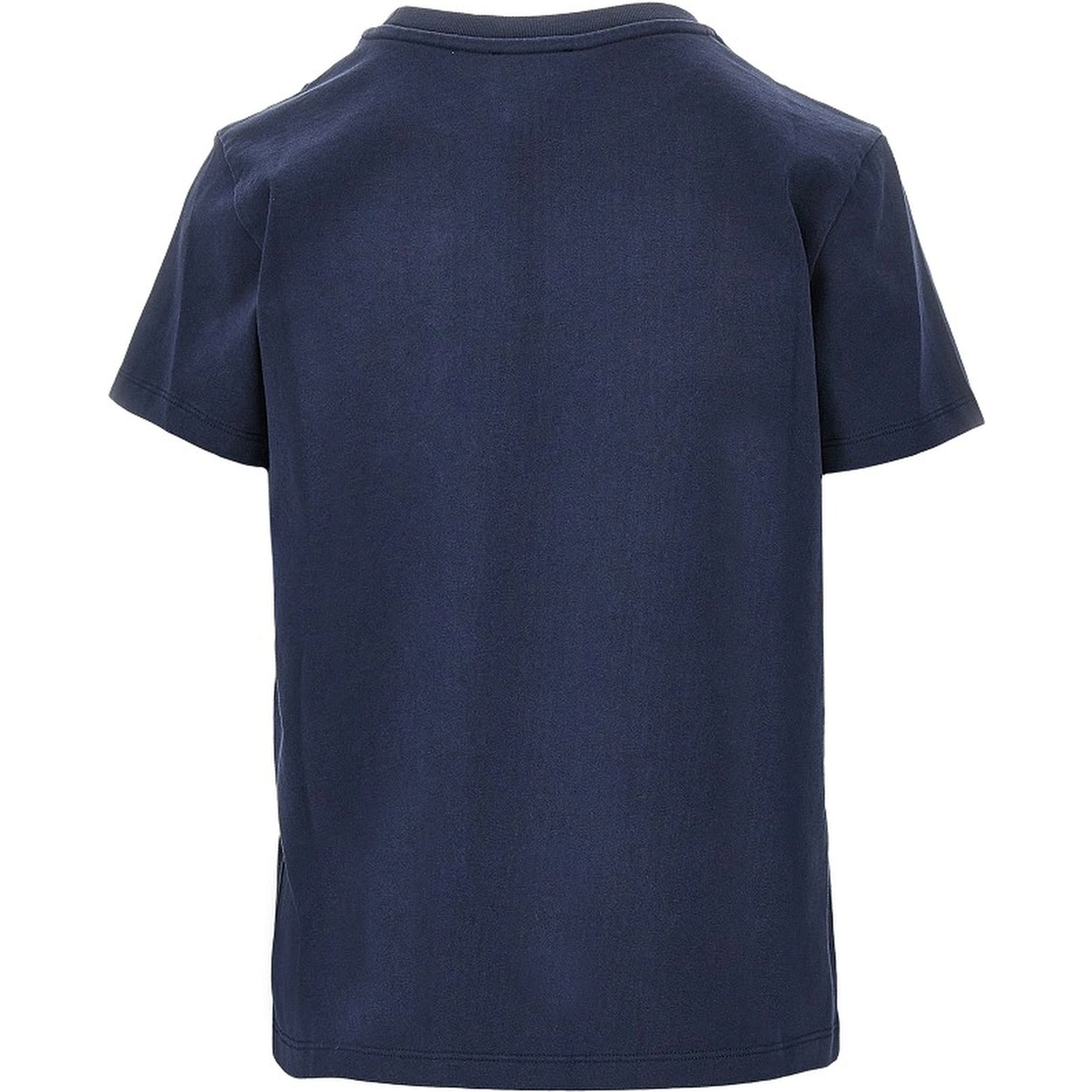 Vintage effect logo embroidery T-shirt