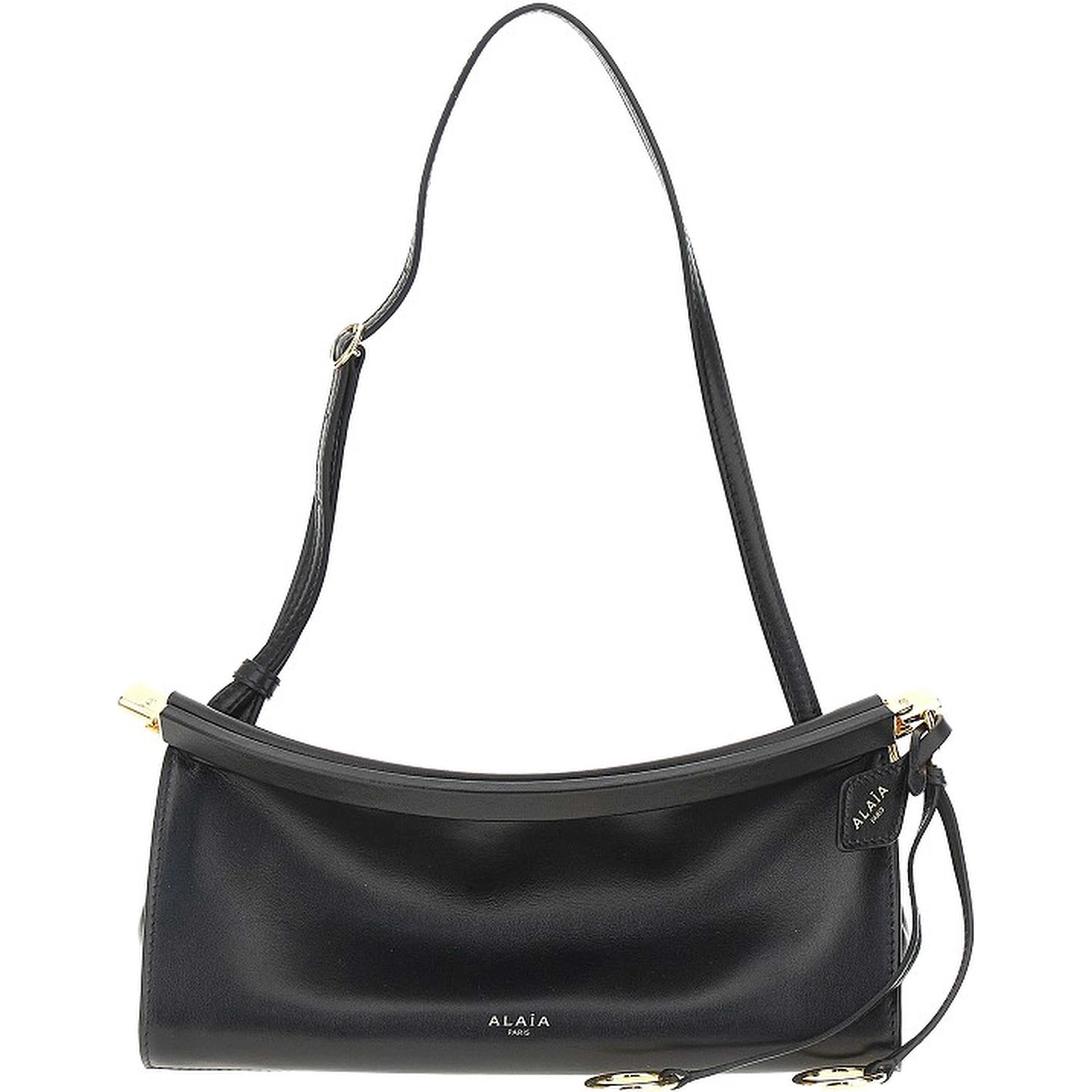 Leather small 'Le Click East West' bag