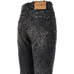 'Flora' vintage effect jeans