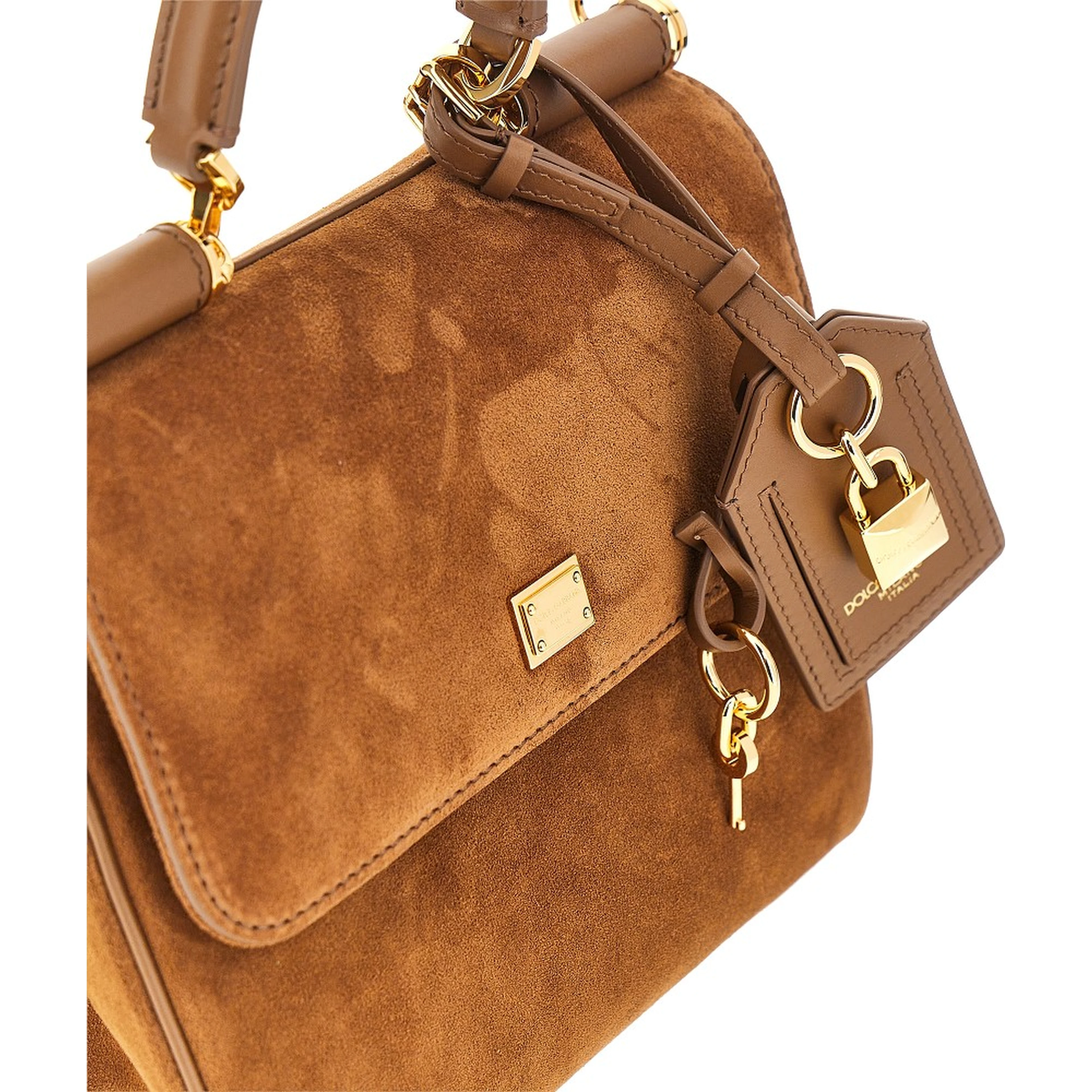 Suede leather 'My Sicily' bag