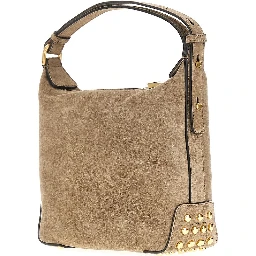 Leather Metal Dots Mini Bag