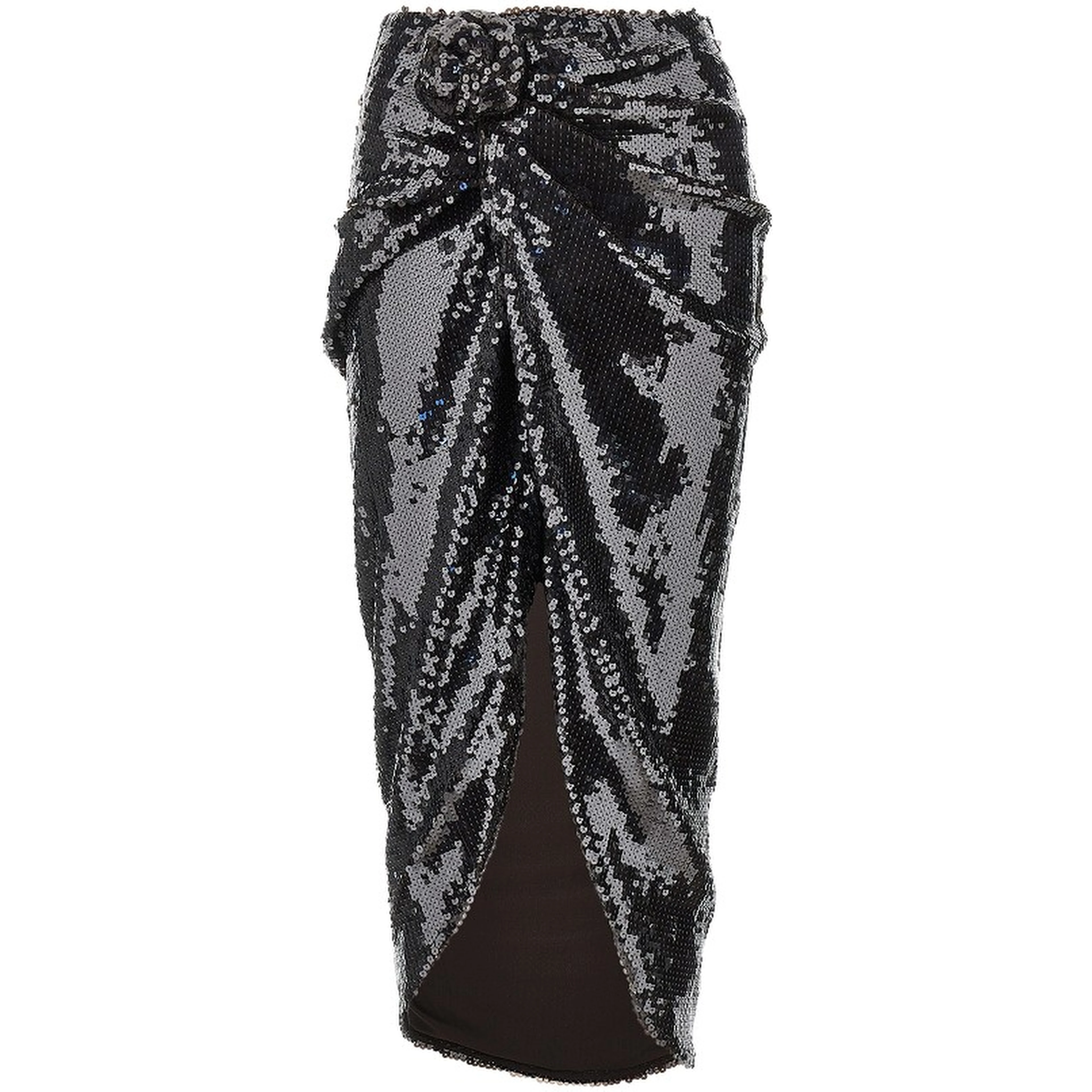 Sequinned midi skirt