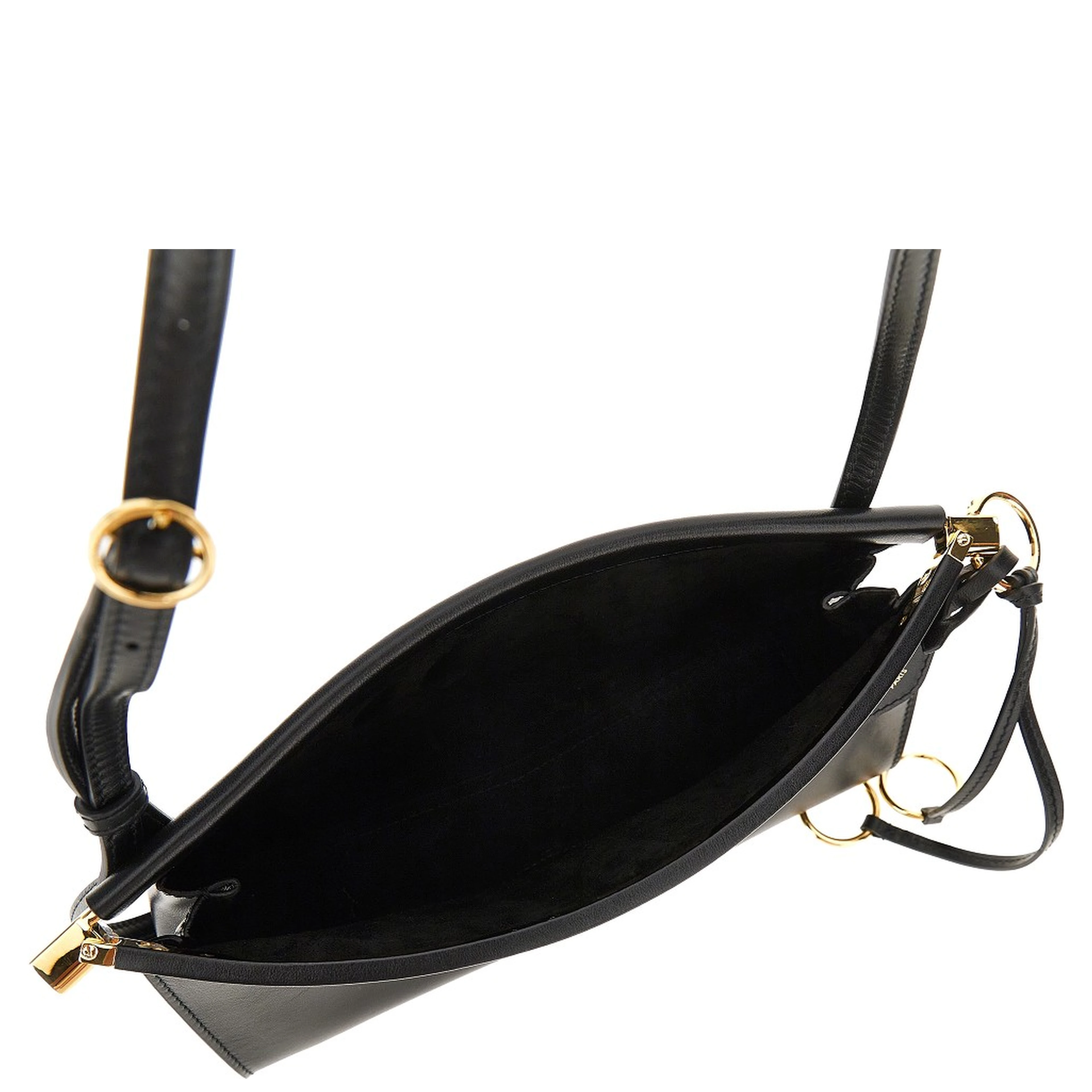 Leather small 'Le Click East West' bag