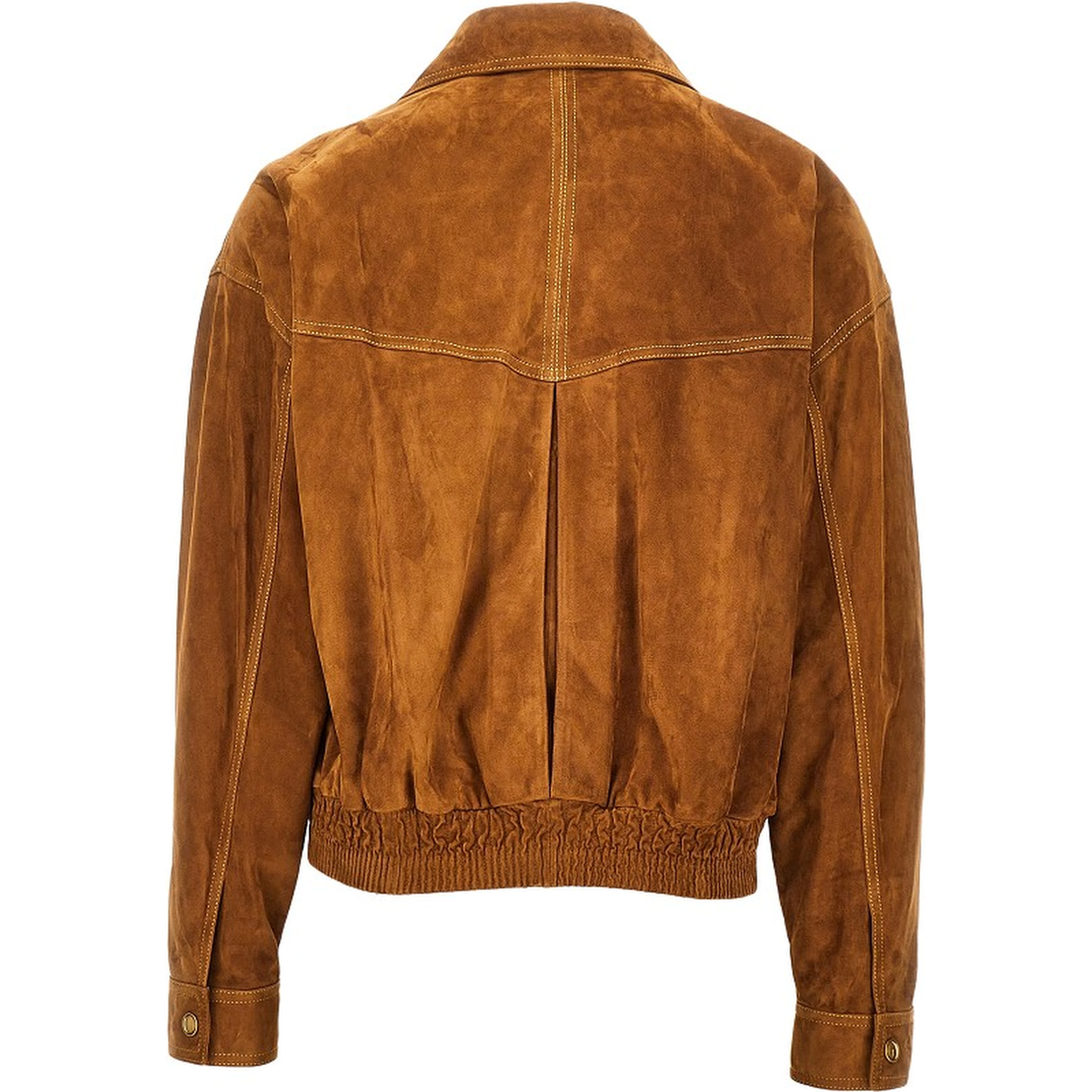 Suede leather jacket