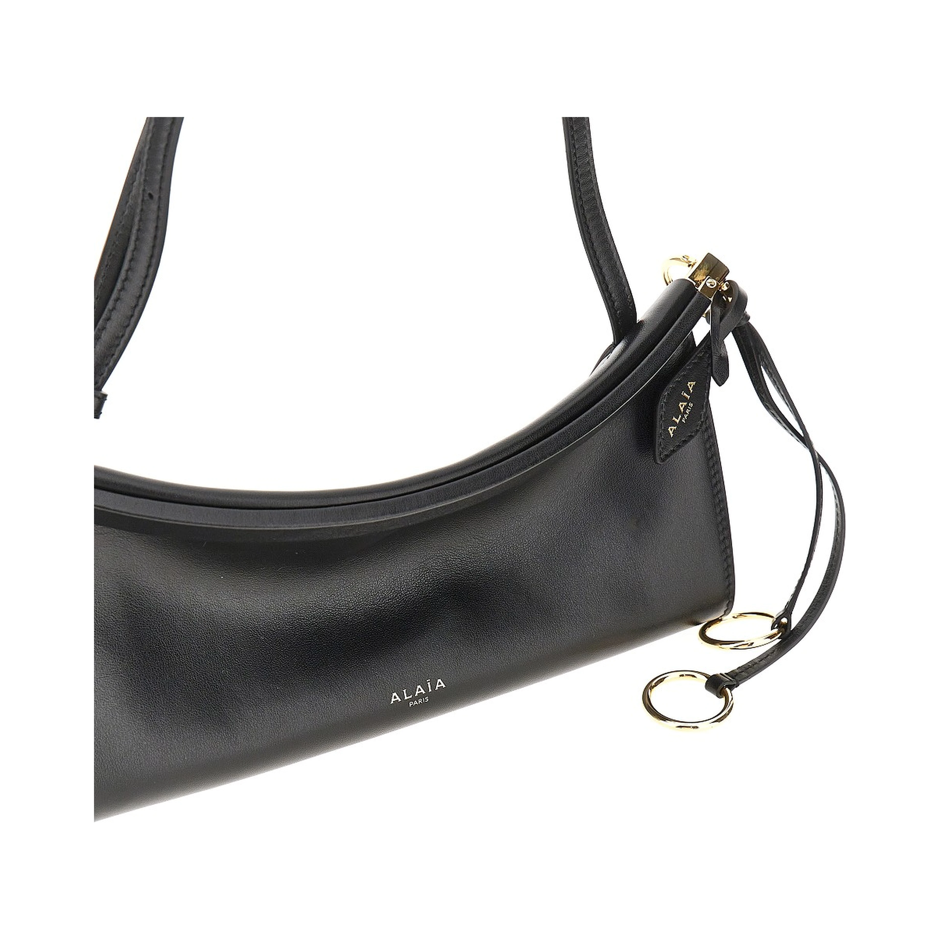 Leather small 'Le Click East West' bag