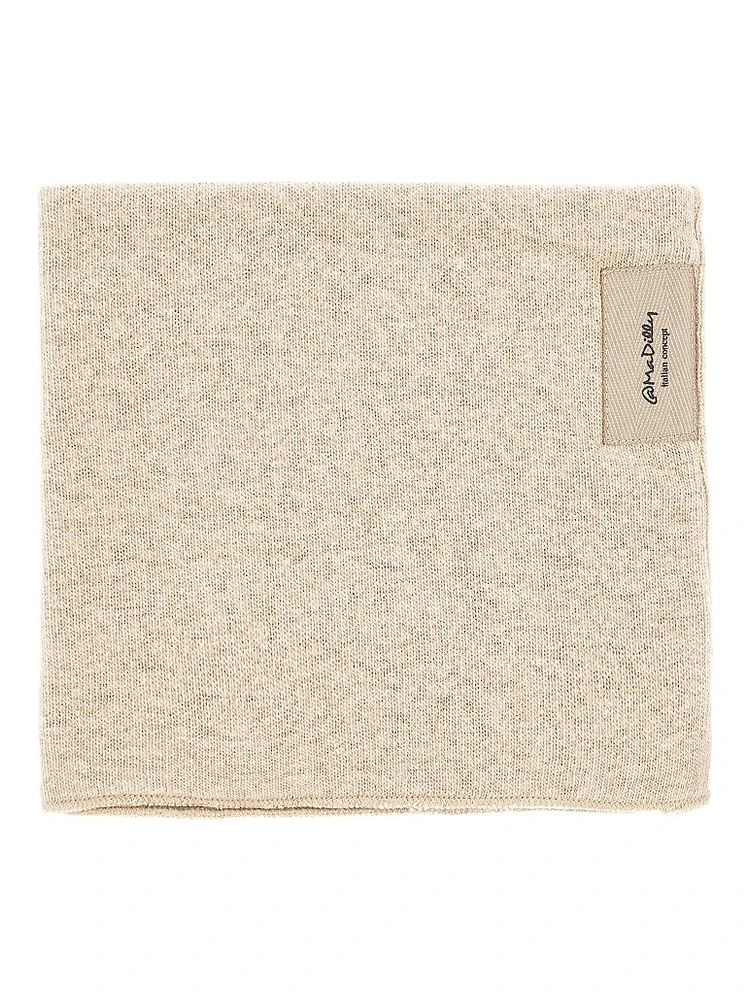 Cotton-blend neck warmer