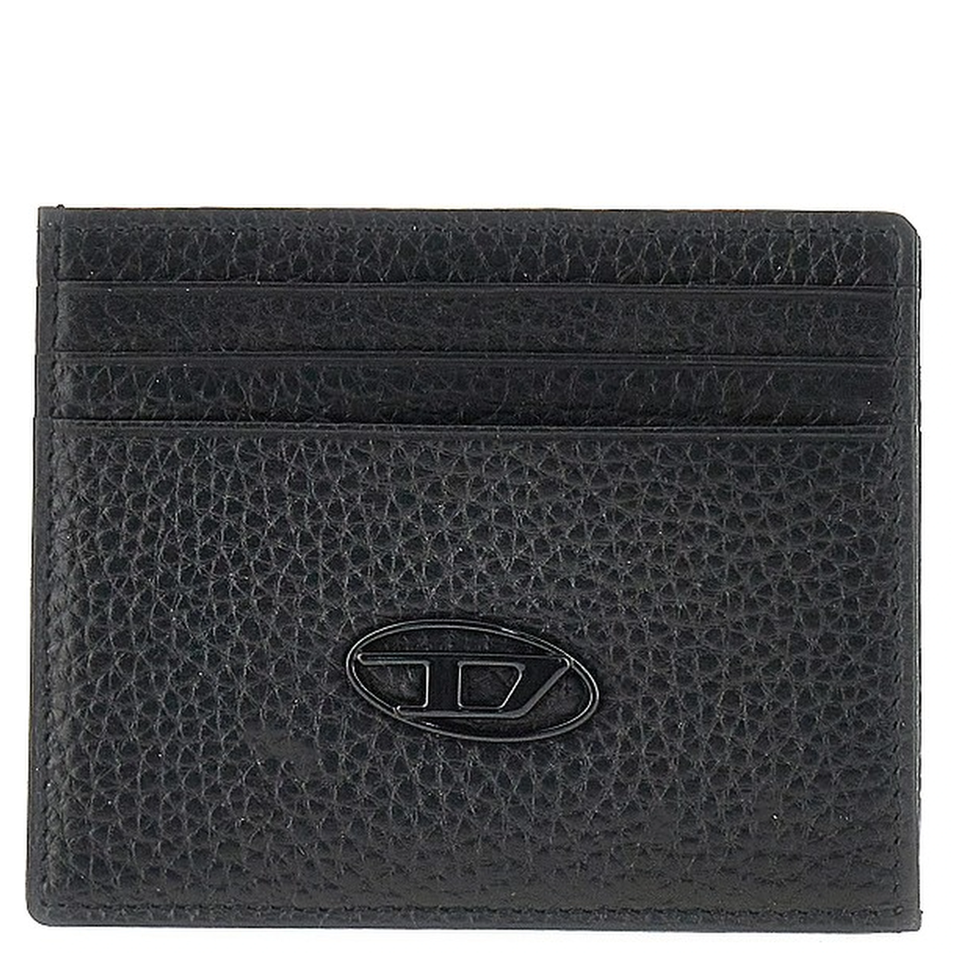 Grained leather cardholder