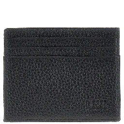 Grained leather cardholder