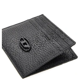 Grained leather cardholder