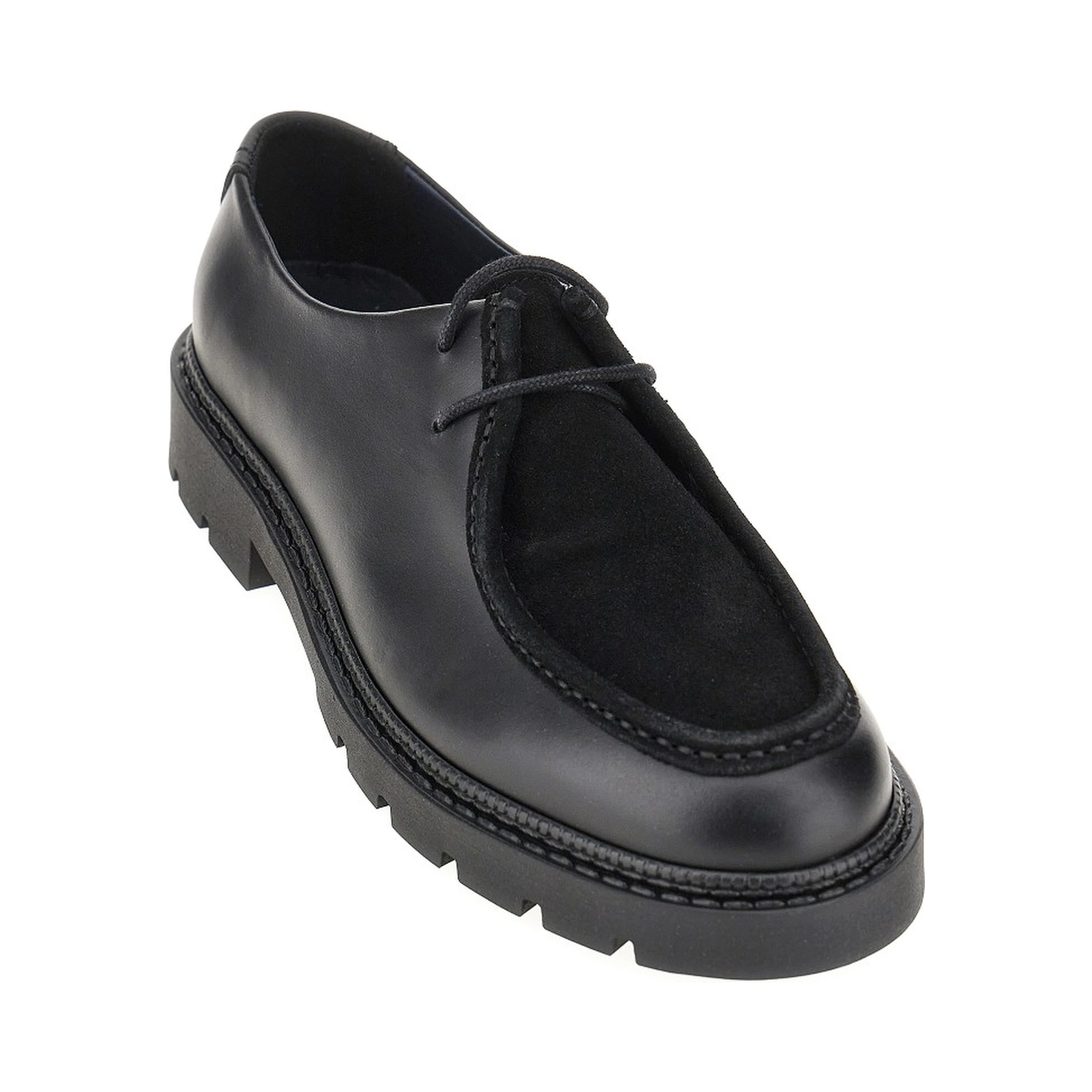 Leather 'Moc-toe' shoes