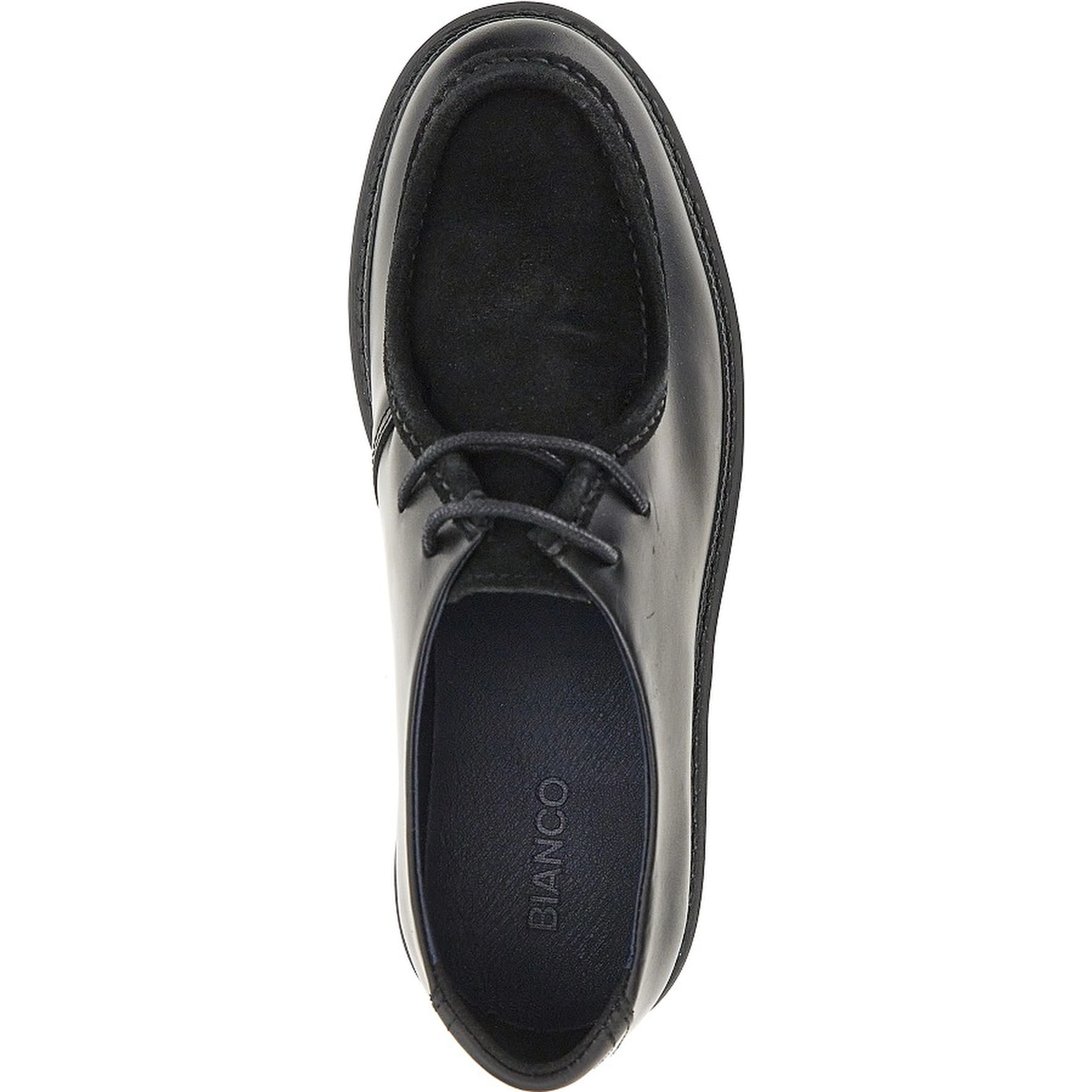 Leather 'Moc-toe' shoes