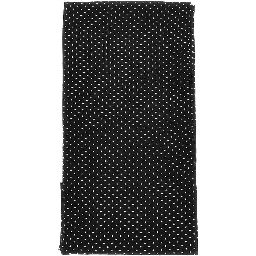'Poppy Double' wool scarf