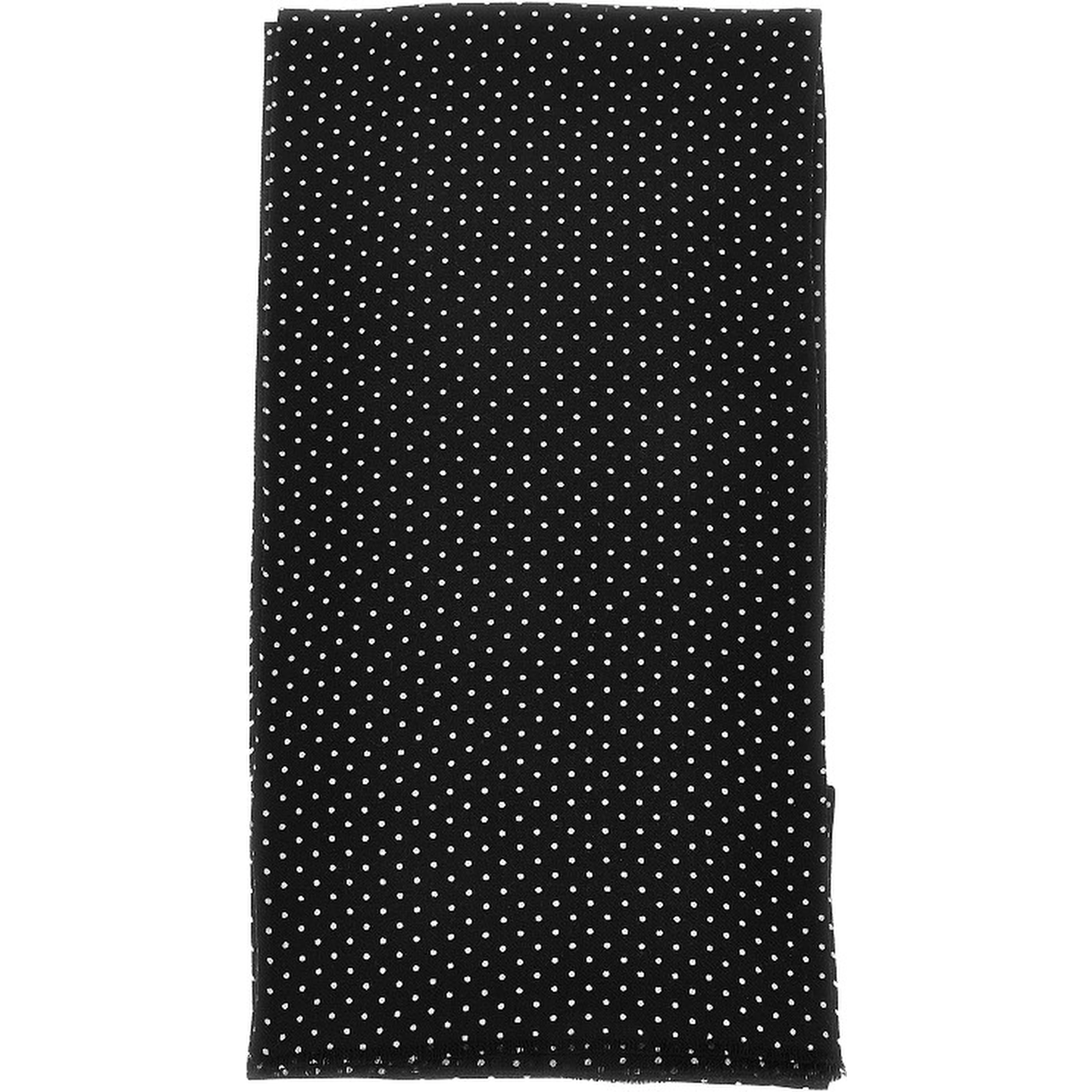 'Poppy Double' wool scarf