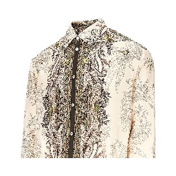 Printed silk shirt