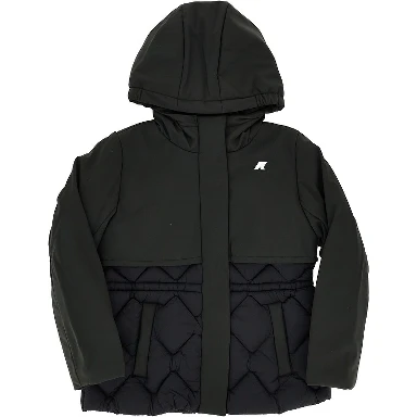 'Marlesse Hybrid' nylon downjacket