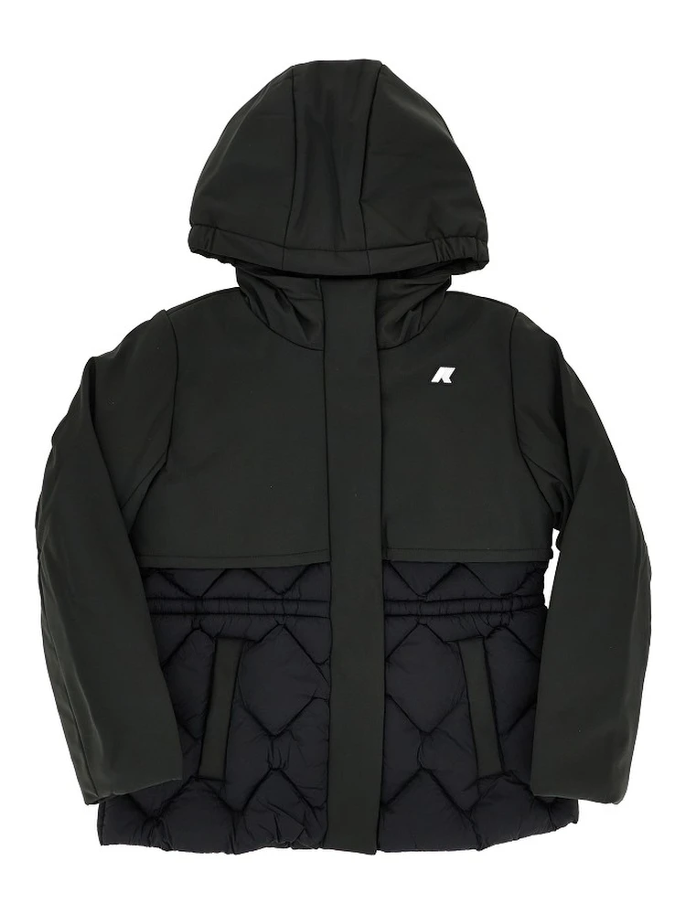'Marlesse Hybrid' nylon downjacket