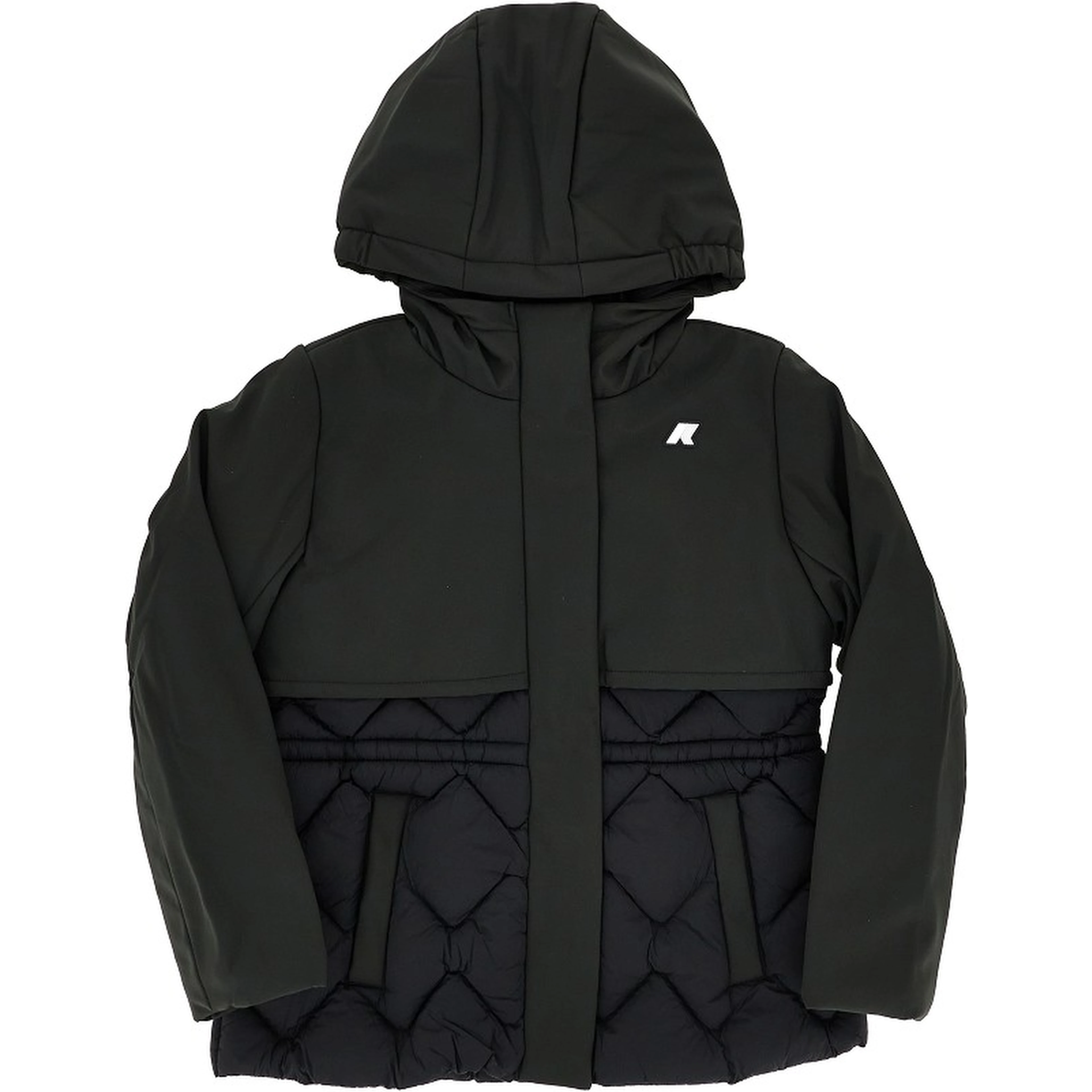'Marlesse Hybrid' nylon downjacket