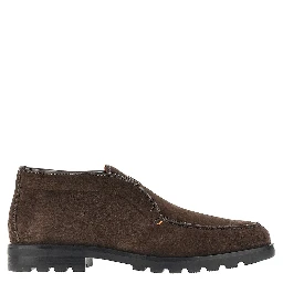 Suede leather desert boots