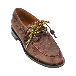 'D2 Cottage' leather boat shoes