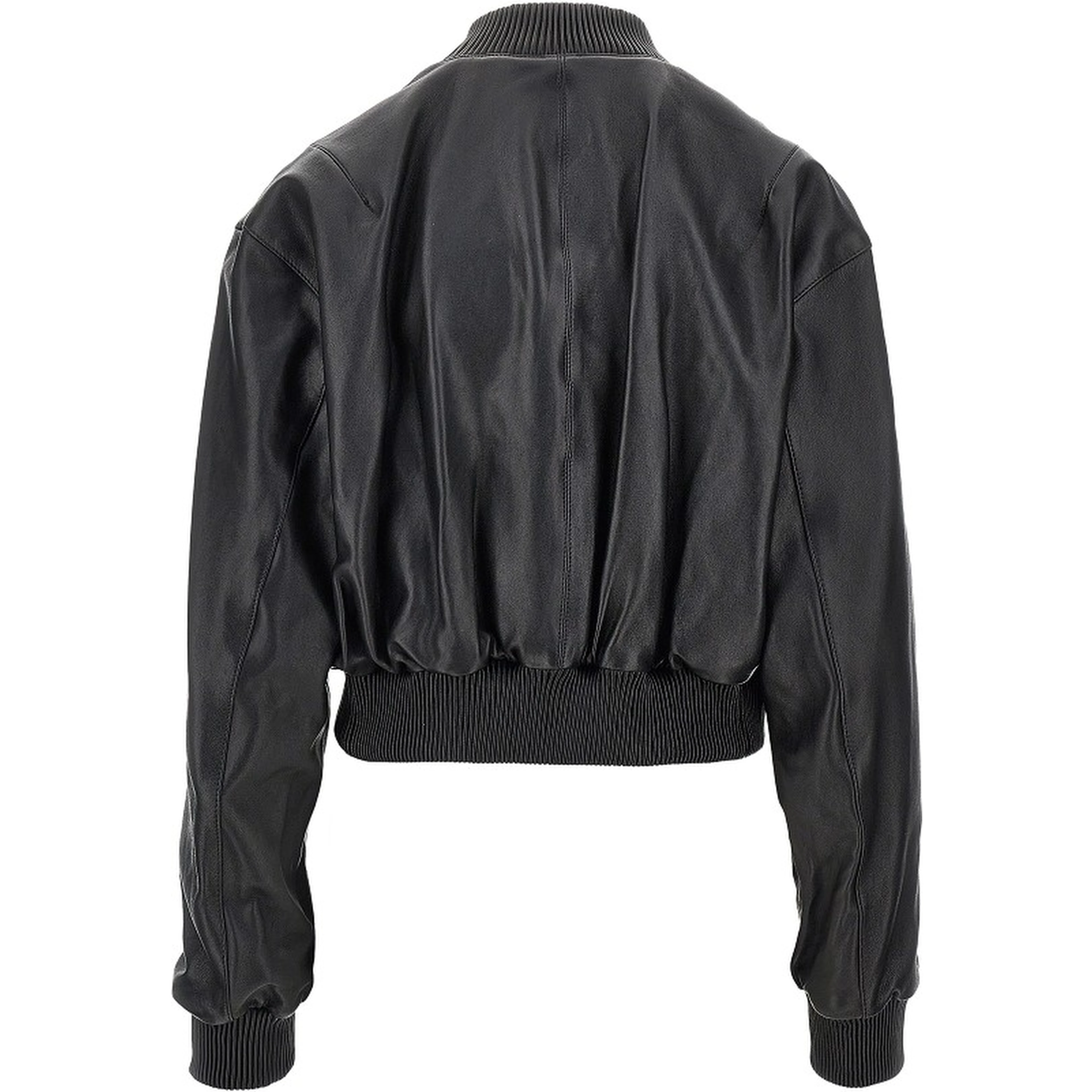 'Hannan' leather bomber jacket