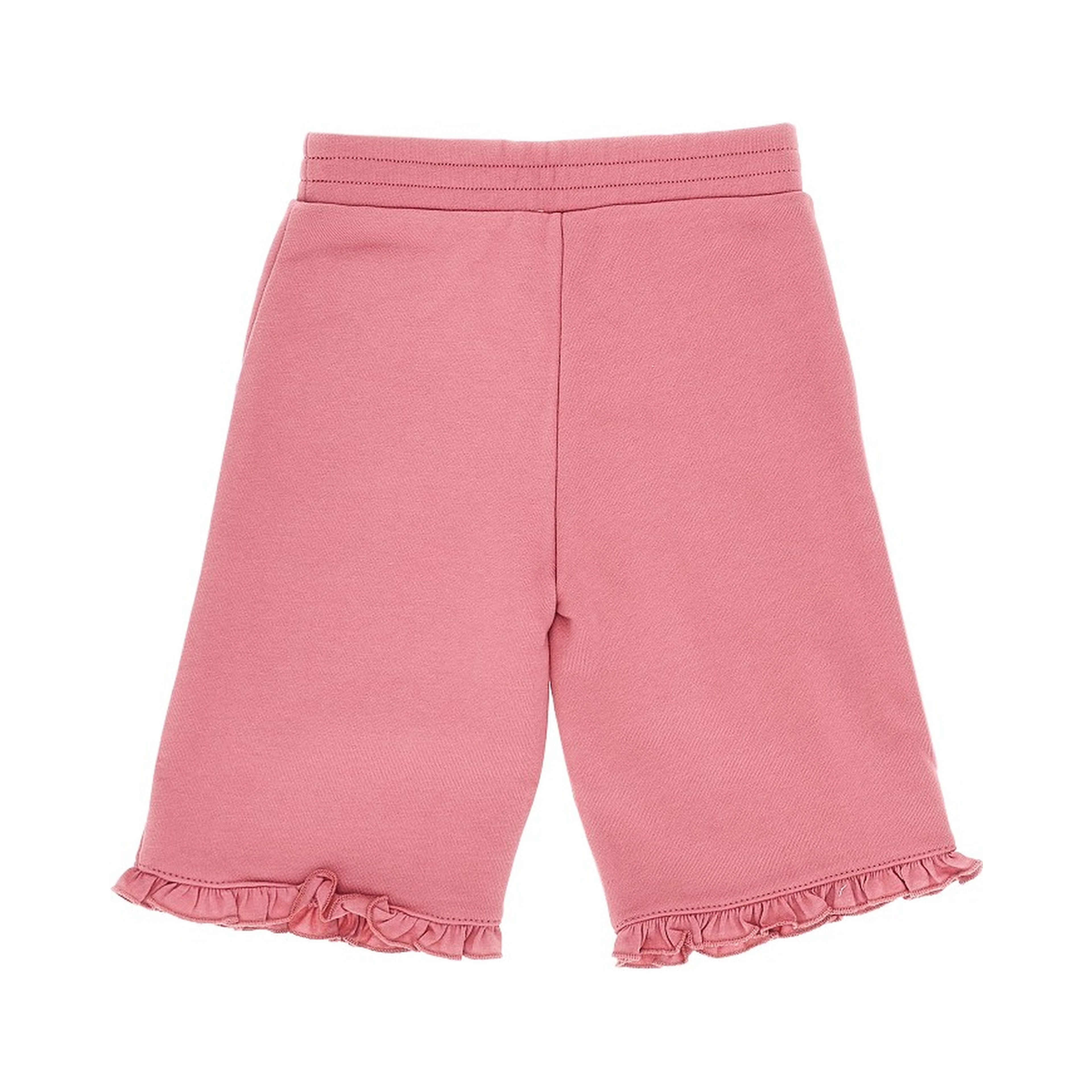 Cotton pants with logo print