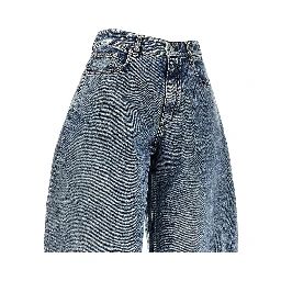 Curved five-pocket jeans