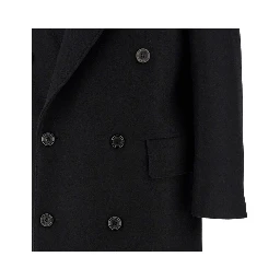 'Hadi' wool and cashmere long coat