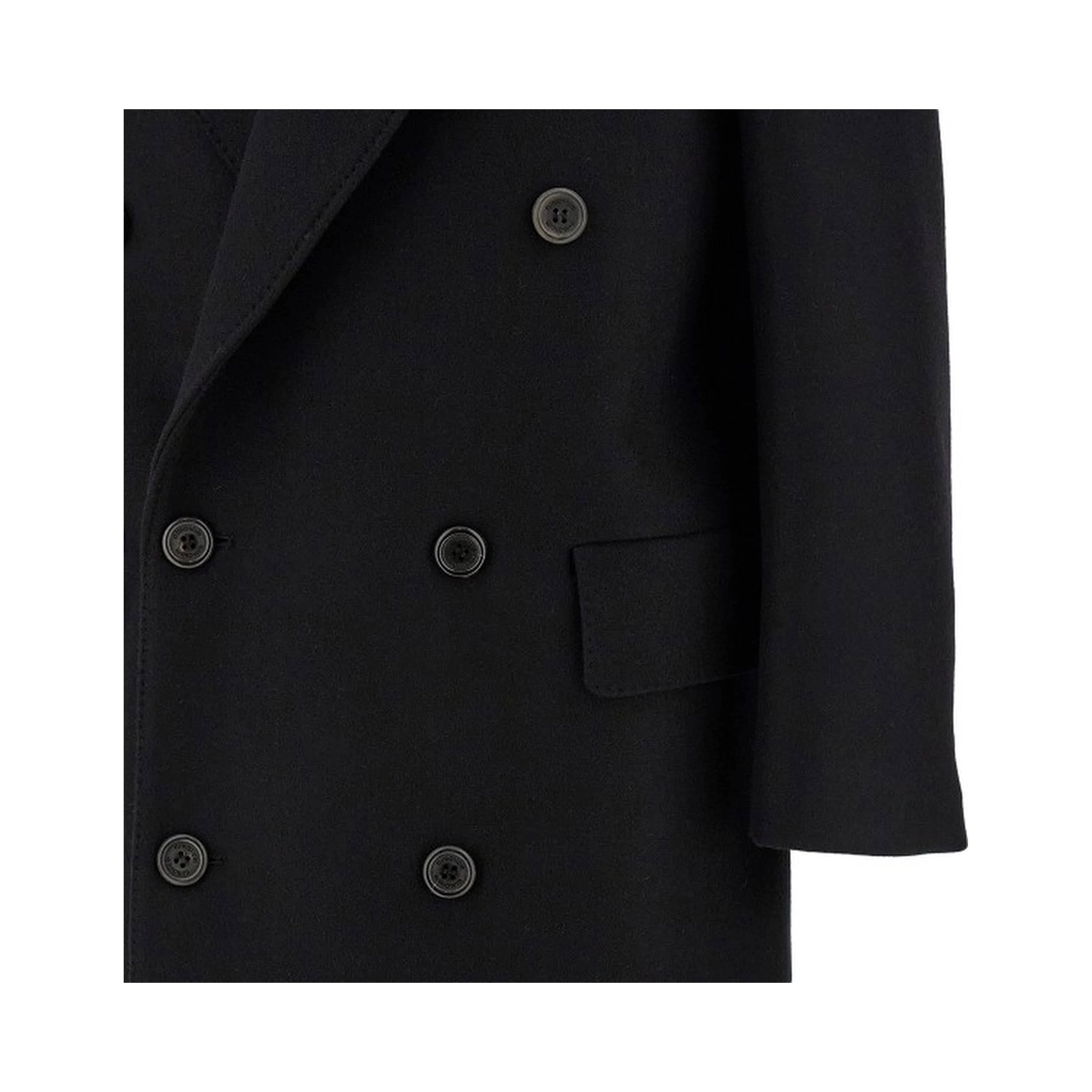 'Hadi' wool and cashmere long coat