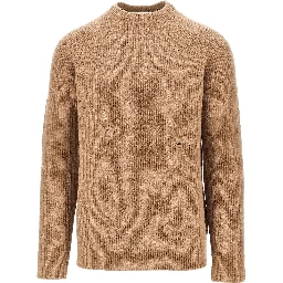 Alpaca-wool blend crewneck sweater