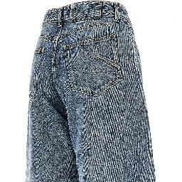 Curved five-pocket jeans