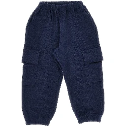 Cotton-blend knitted sweatpants