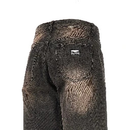 Studded Boxcar straight leg jeans