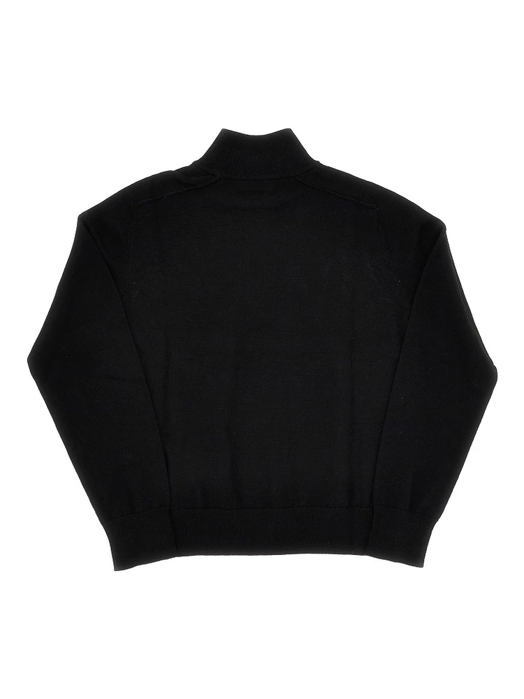 Half-zip wool sweater alternative
