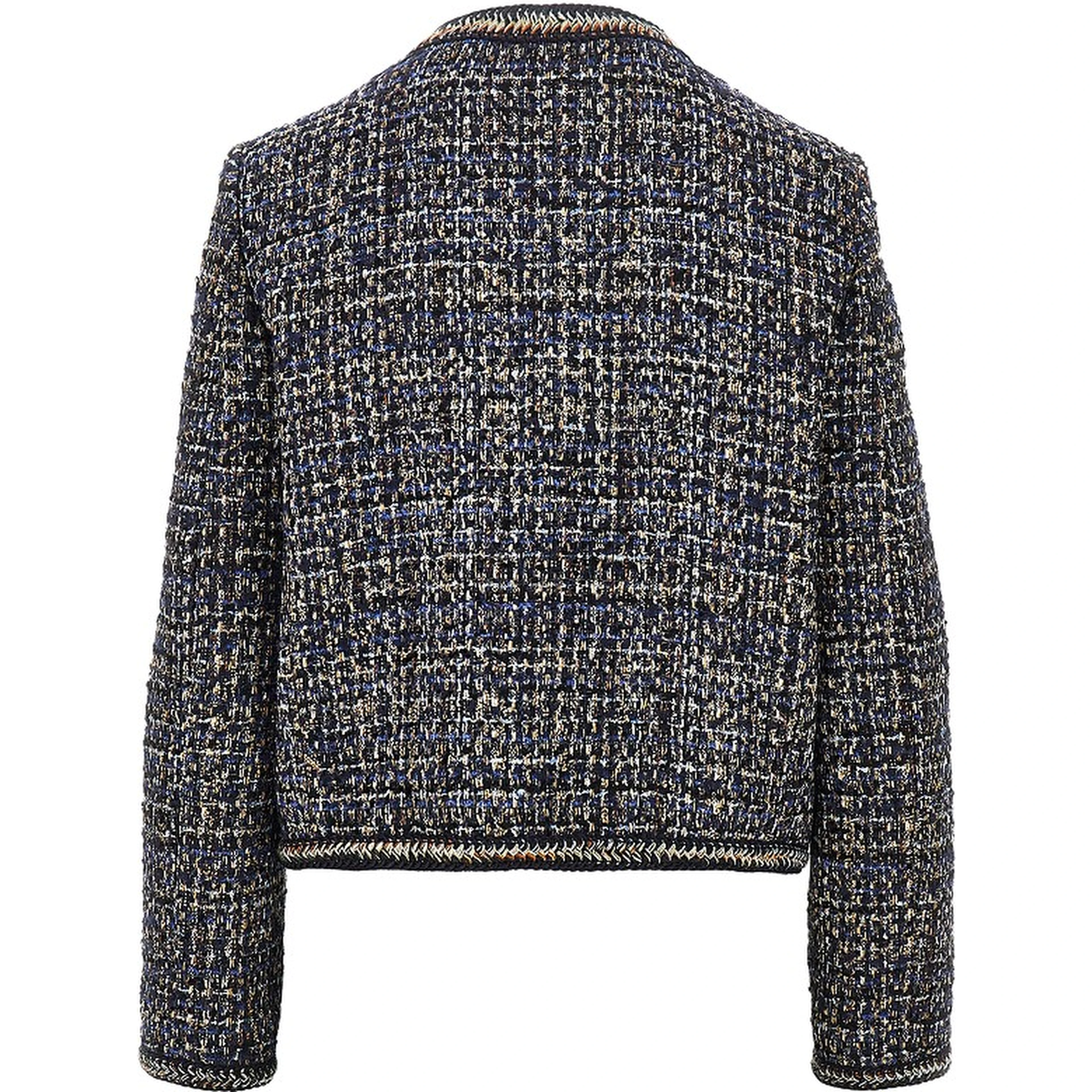 Wool-blend tweed jacket