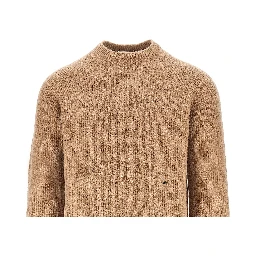 Alpaca-wool blend crewneck sweater