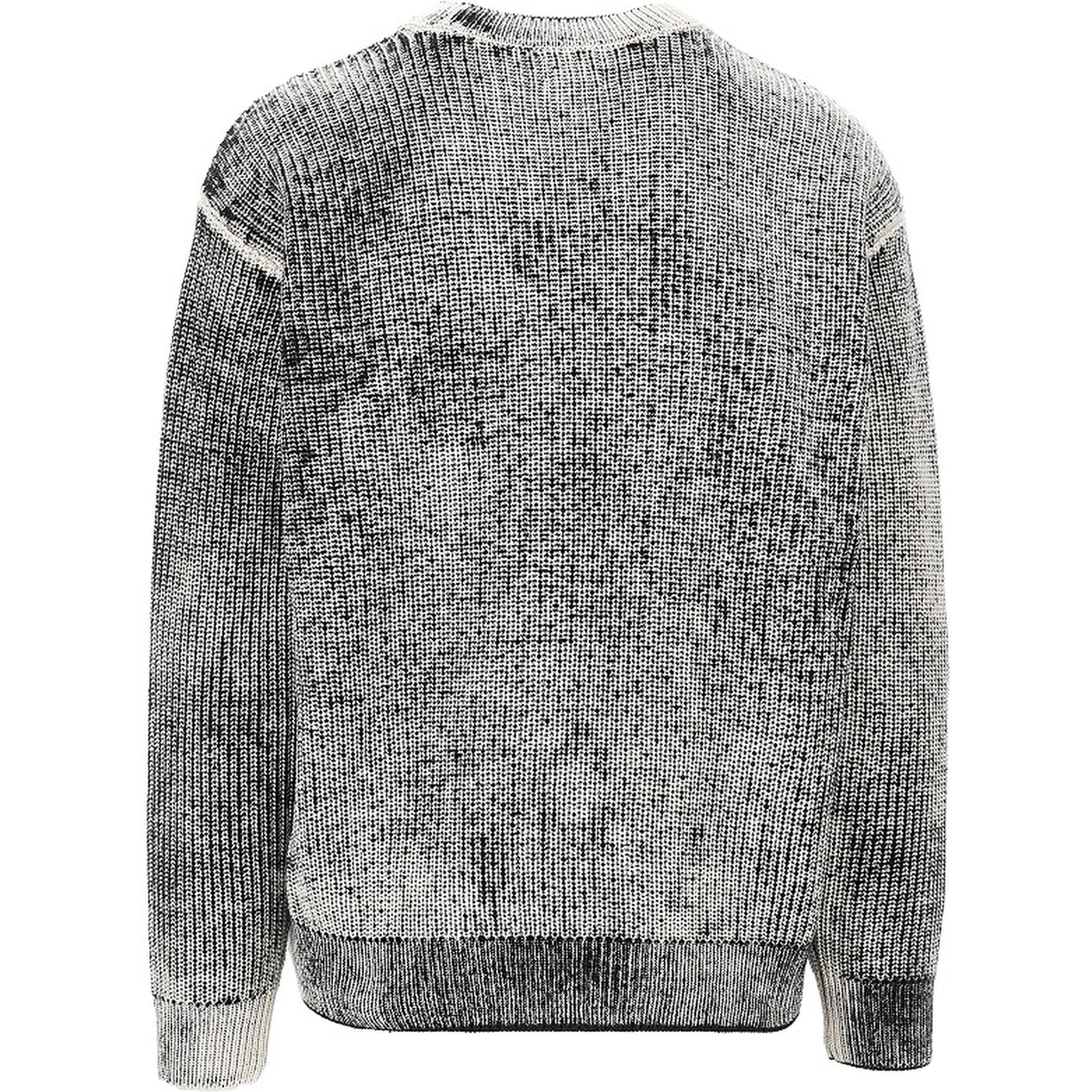 Spray effect cotton-blend sweater