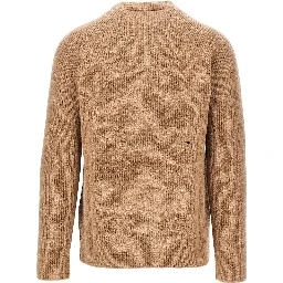 Alpaca-wool blend crewneck sweater